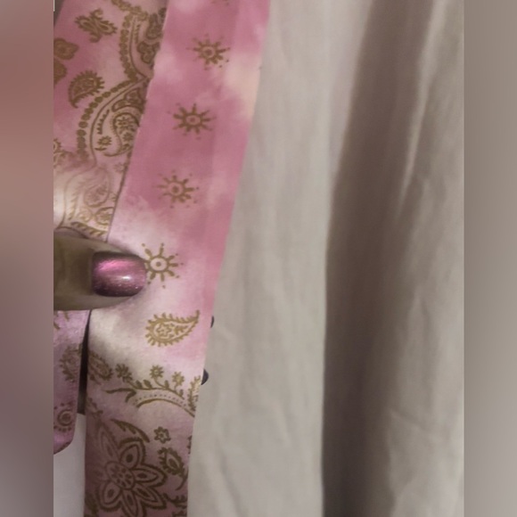 Free People Roucha Denim Maxi Dress In Pale Mauve Size XS - Picture 11 of 16